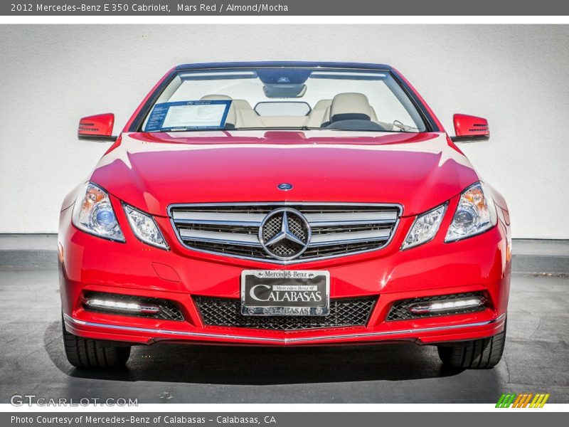 Mars Red / Almond/Mocha 2012 Mercedes-Benz E 350 Cabriolet