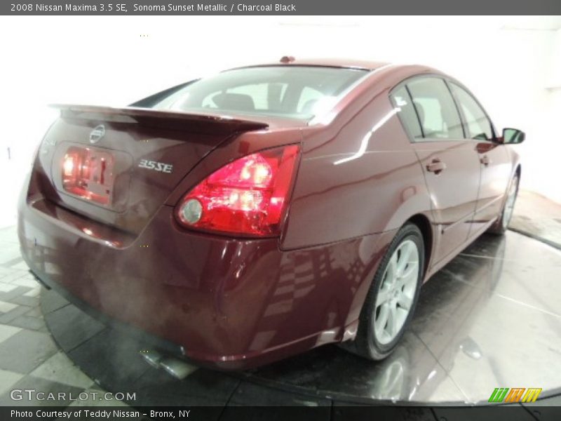 Sonoma Sunset Metallic / Charcoal Black 2008 Nissan Maxima 3.5 SE