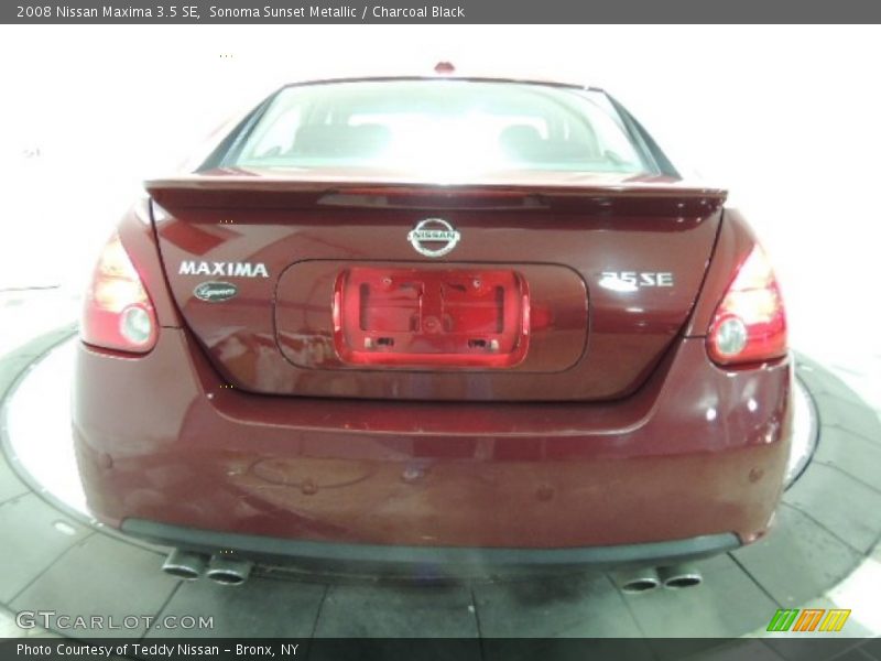 Sonoma Sunset Metallic / Charcoal Black 2008 Nissan Maxima 3.5 SE