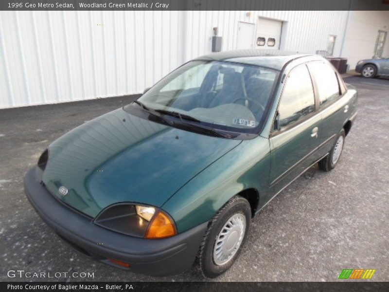 Front 3/4 View of 1996 Metro Sedan