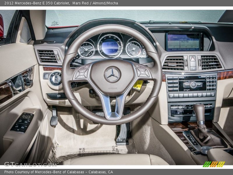 Mars Red / Almond/Mocha 2012 Mercedes-Benz E 350 Cabriolet