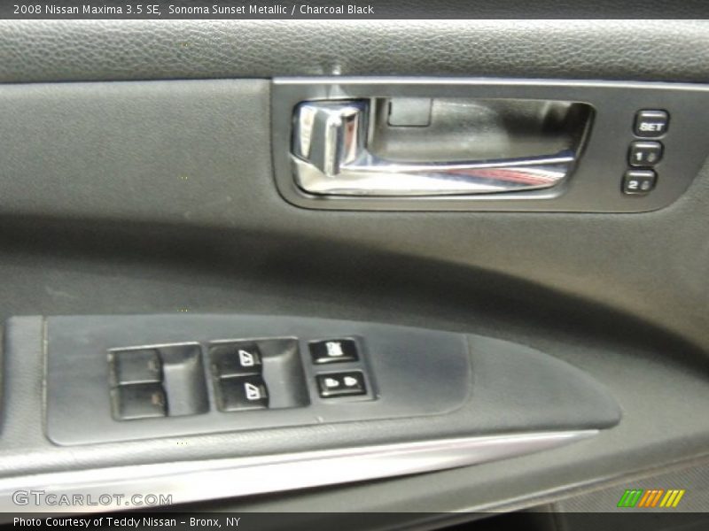 Sonoma Sunset Metallic / Charcoal Black 2008 Nissan Maxima 3.5 SE