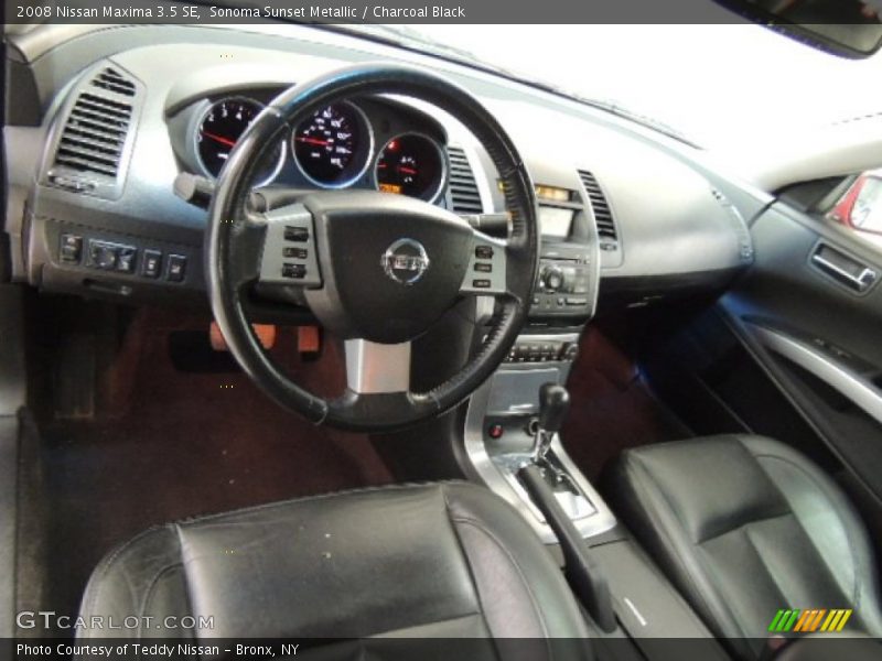 Sonoma Sunset Metallic / Charcoal Black 2008 Nissan Maxima 3.5 SE