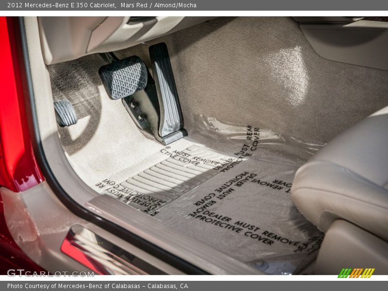 Mars Red / Almond/Mocha 2012 Mercedes-Benz E 350 Cabriolet