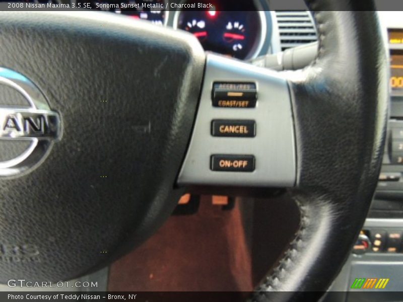 Sonoma Sunset Metallic / Charcoal Black 2008 Nissan Maxima 3.5 SE