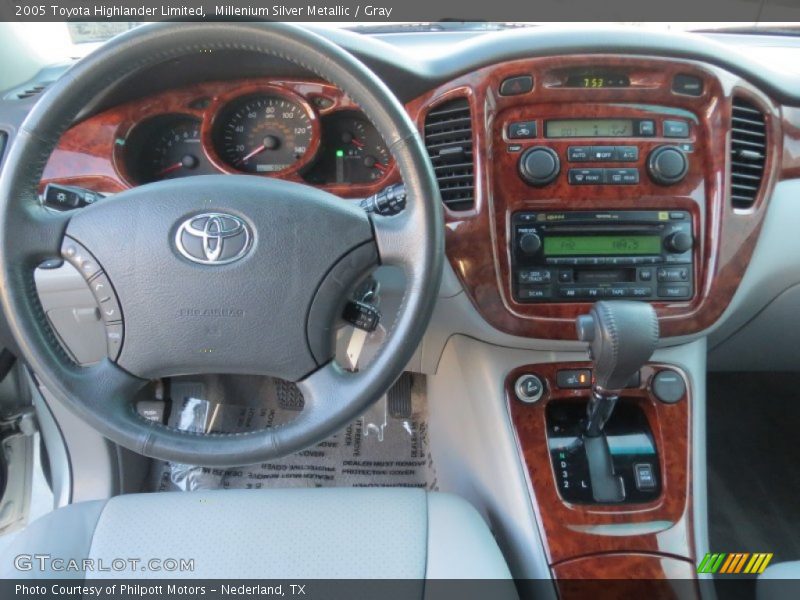 Millenium Silver Metallic / Gray 2005 Toyota Highlander Limited