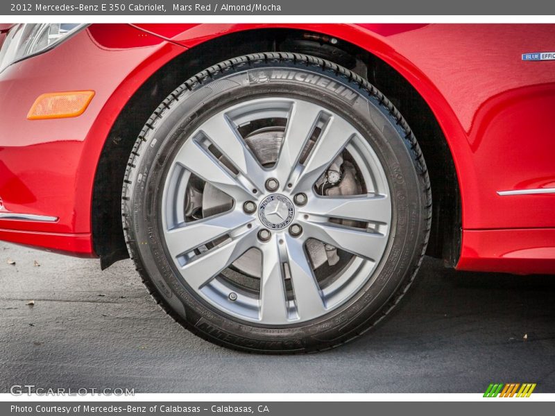 Mars Red / Almond/Mocha 2012 Mercedes-Benz E 350 Cabriolet