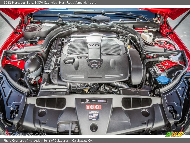 Mars Red / Almond/Mocha 2012 Mercedes-Benz E 350 Cabriolet