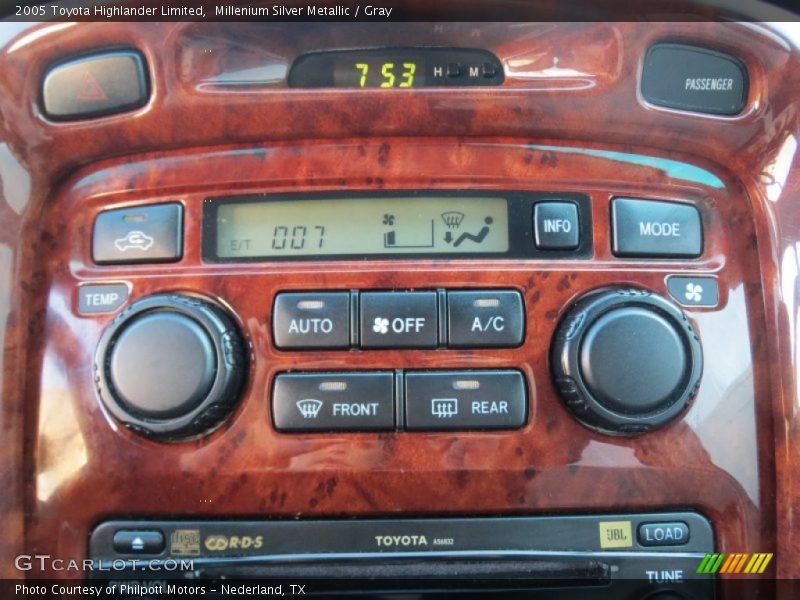 Millenium Silver Metallic / Gray 2005 Toyota Highlander Limited
