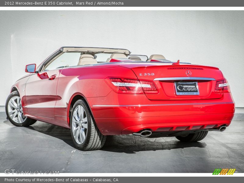 Mars Red / Almond/Mocha 2012 Mercedes-Benz E 350 Cabriolet