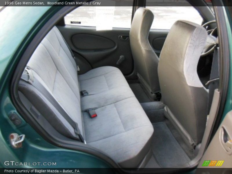 Rear Seat of 1996 Metro Sedan