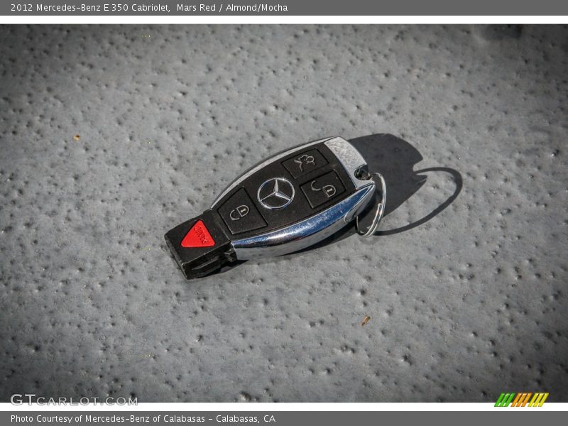 Mars Red / Almond/Mocha 2012 Mercedes-Benz E 350 Cabriolet