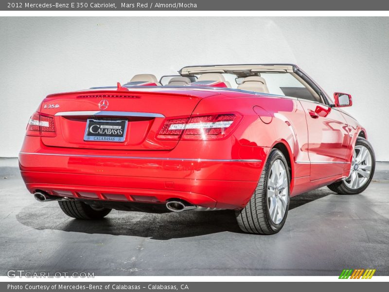 Mars Red / Almond/Mocha 2012 Mercedes-Benz E 350 Cabriolet