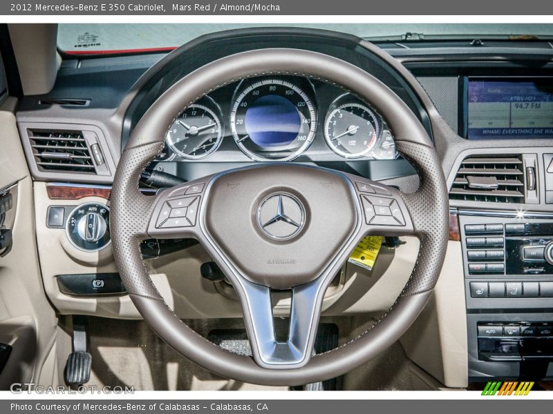 Mars Red / Almond/Mocha 2012 Mercedes-Benz E 350 Cabriolet