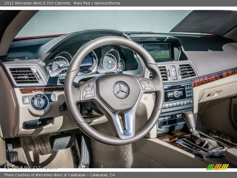 Mars Red / Almond/Mocha 2012 Mercedes-Benz E 350 Cabriolet