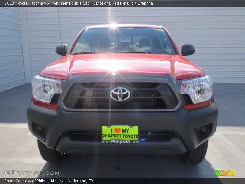 Barcelona Red Metallic / Graphite 2013 Toyota Tacoma V6 Prerunner Double Cab