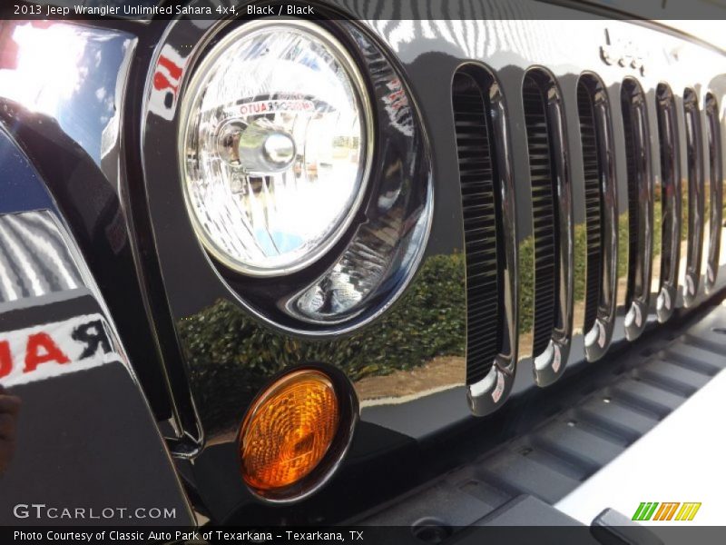 Black / Black 2013 Jeep Wrangler Unlimited Sahara 4x4