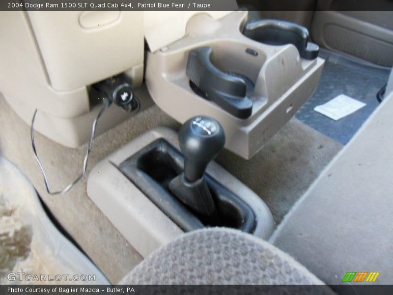 Patriot Blue Pearl / Taupe 2004 Dodge Ram 1500 SLT Quad Cab 4x4