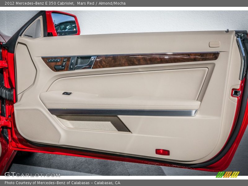 Mars Red / Almond/Mocha 2012 Mercedes-Benz E 350 Cabriolet