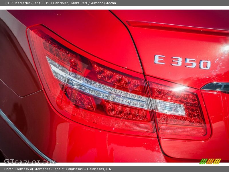 Mars Red / Almond/Mocha 2012 Mercedes-Benz E 350 Cabriolet