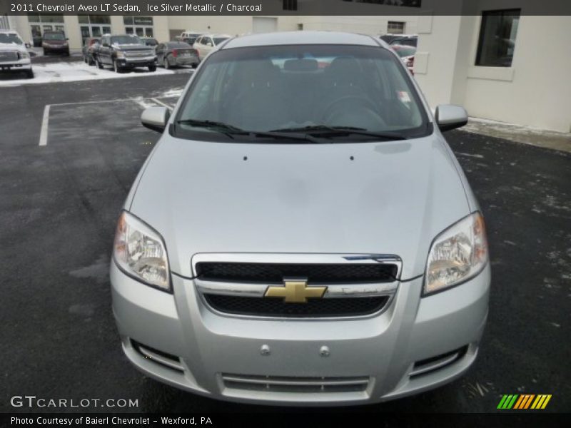Ice Silver Metallic / Charcoal 2011 Chevrolet Aveo LT Sedan