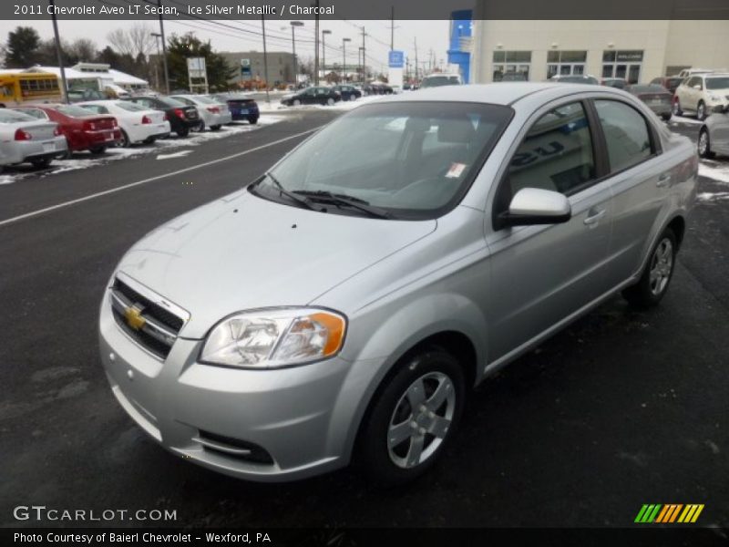 Ice Silver Metallic / Charcoal 2011 Chevrolet Aveo LT Sedan