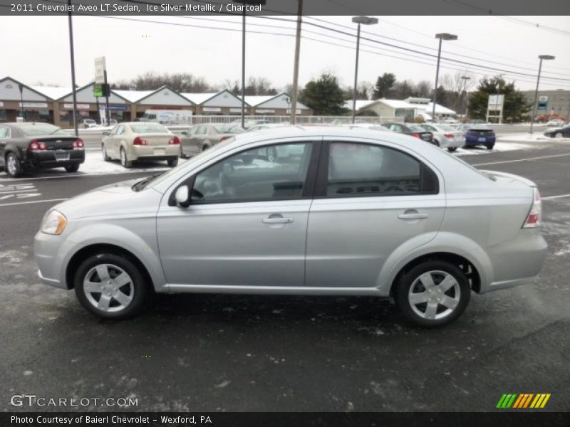 Ice Silver Metallic / Charcoal 2011 Chevrolet Aveo LT Sedan
