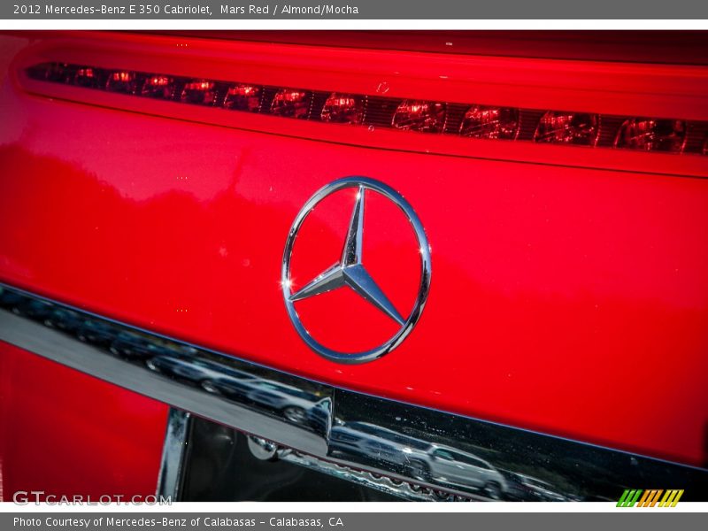 Mars Red / Almond/Mocha 2012 Mercedes-Benz E 350 Cabriolet