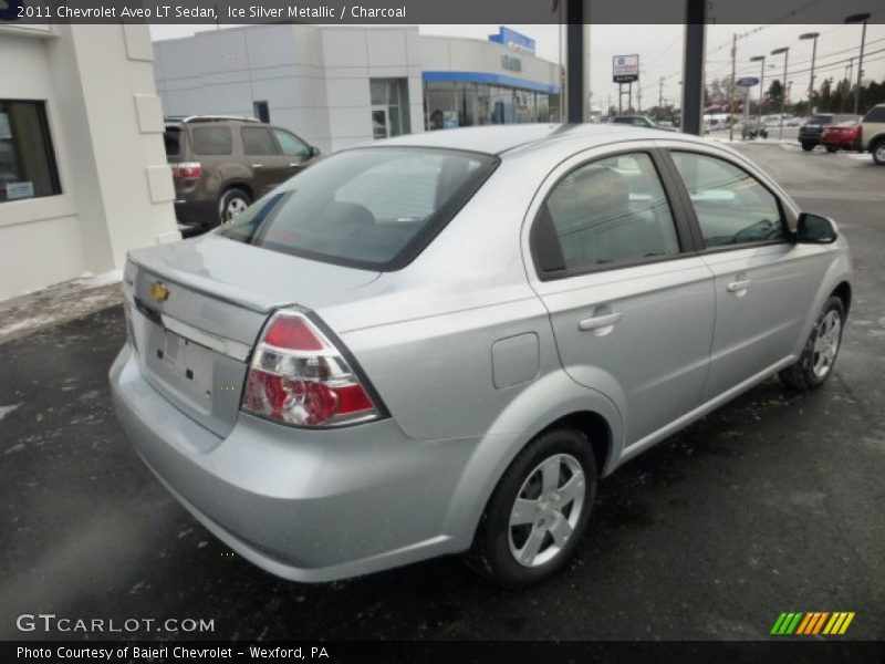 Ice Silver Metallic / Charcoal 2011 Chevrolet Aveo LT Sedan