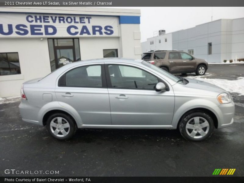 Ice Silver Metallic / Charcoal 2011 Chevrolet Aveo LT Sedan