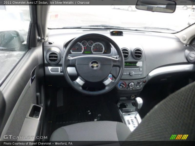 Ice Silver Metallic / Charcoal 2011 Chevrolet Aveo LT Sedan