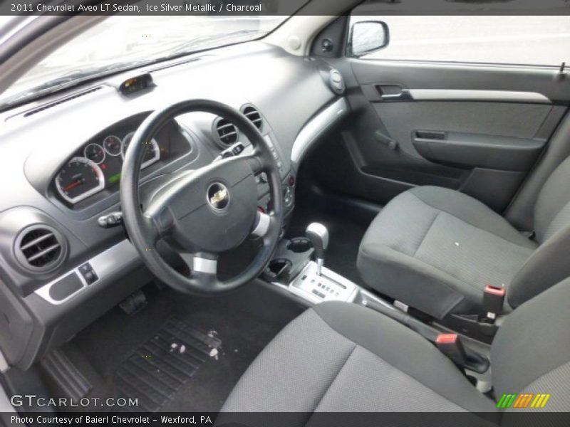 Ice Silver Metallic / Charcoal 2011 Chevrolet Aveo LT Sedan