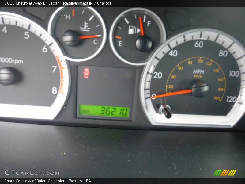 Ice Silver Metallic / Charcoal 2011 Chevrolet Aveo LT Sedan
