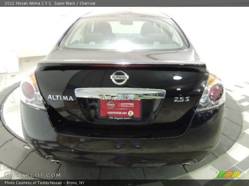 Super Black / Charcoal 2012 Nissan Altima 2.5 S