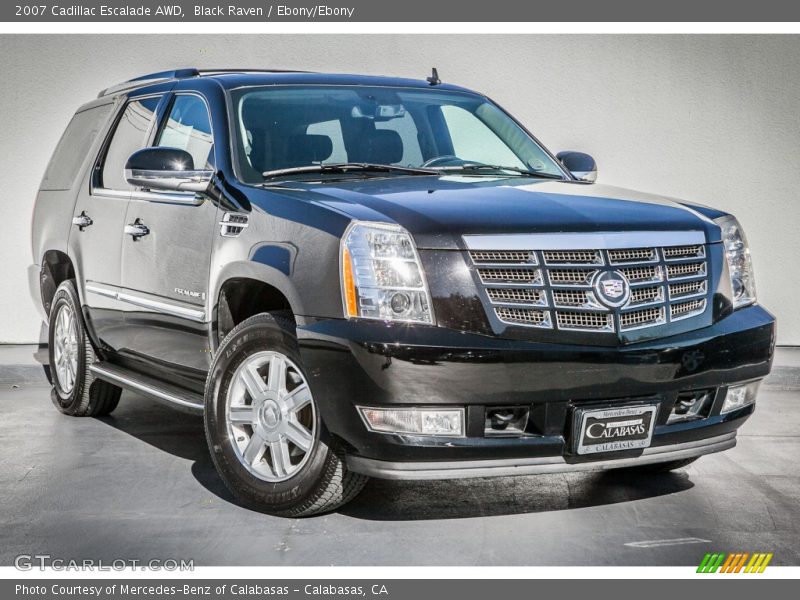 Black Raven / Ebony/Ebony 2007 Cadillac Escalade AWD