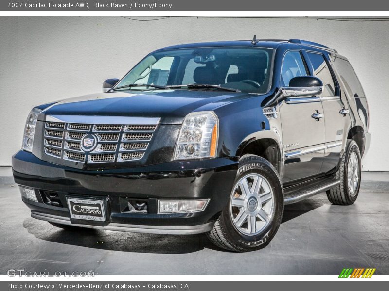 Black Raven / Ebony/Ebony 2007 Cadillac Escalade AWD