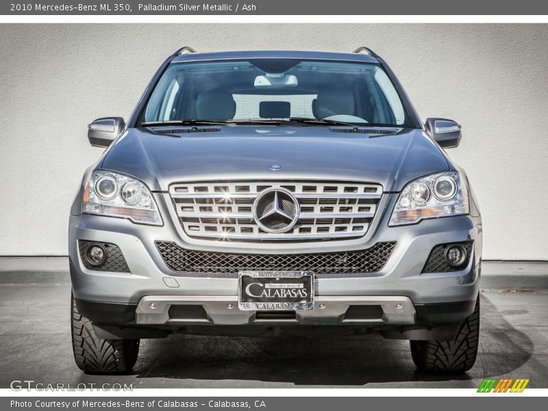 Palladium Silver Metallic / Ash 2010 Mercedes-Benz ML 350