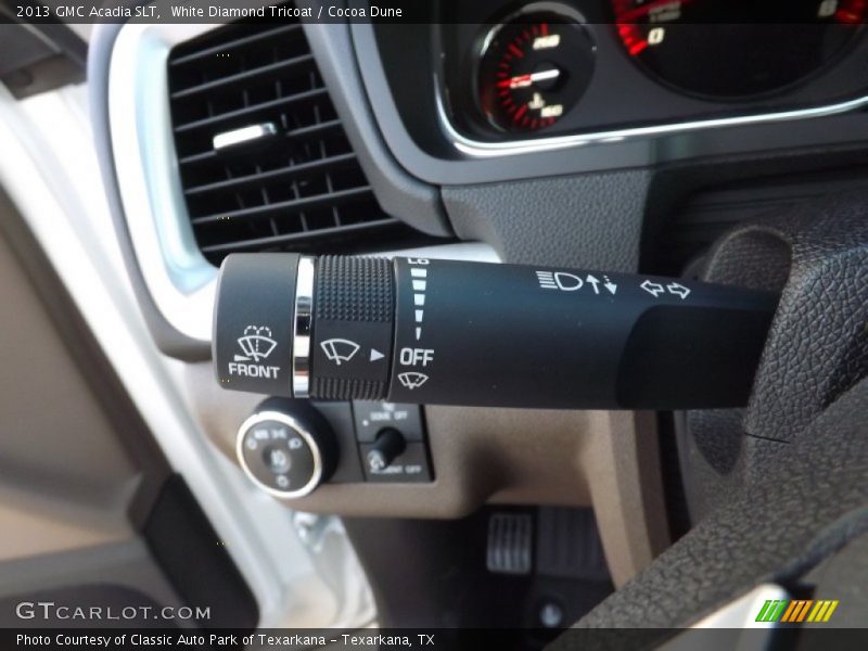 Controls of 2013 Acadia SLT