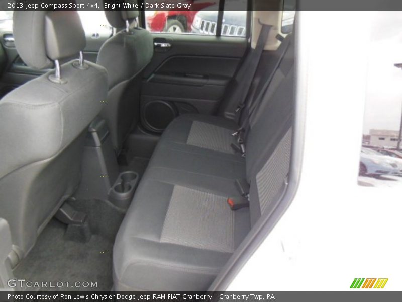 Bright White / Dark Slate Gray 2013 Jeep Compass Sport 4x4