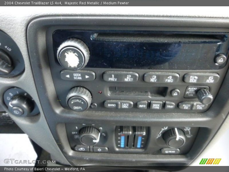 Majestic Red Metallic / Medium Pewter 2004 Chevrolet TrailBlazer LS 4x4
