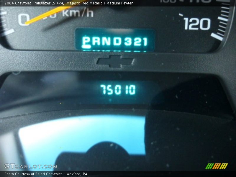 Majestic Red Metallic / Medium Pewter 2004 Chevrolet TrailBlazer LS 4x4