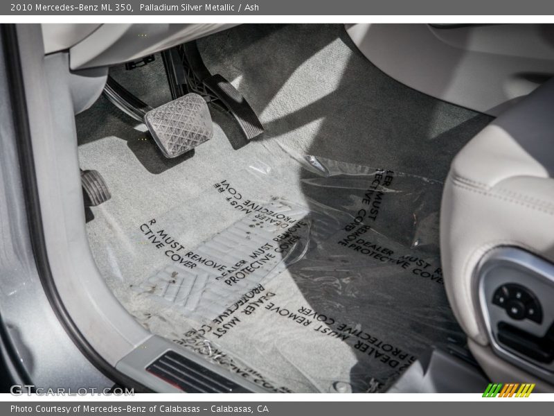 Palladium Silver Metallic / Ash 2010 Mercedes-Benz ML 350