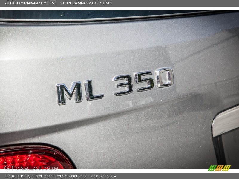Palladium Silver Metallic / Ash 2010 Mercedes-Benz ML 350