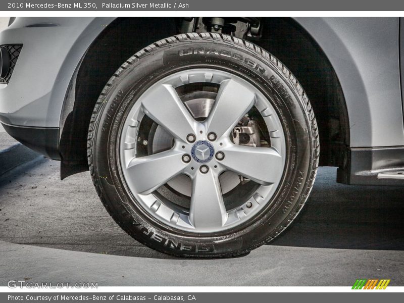 Palladium Silver Metallic / Ash 2010 Mercedes-Benz ML 350
