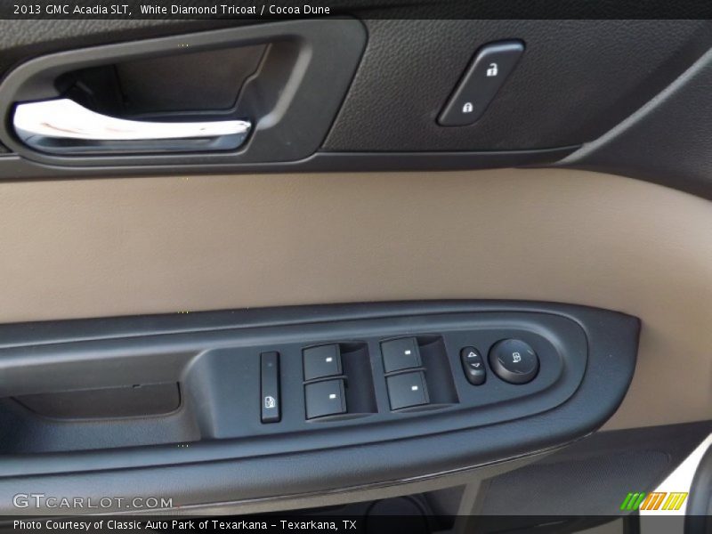 White Diamond Tricoat / Cocoa Dune 2013 GMC Acadia SLT