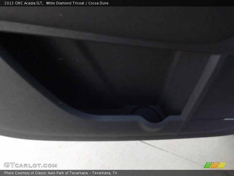 White Diamond Tricoat / Cocoa Dune 2013 GMC Acadia SLT