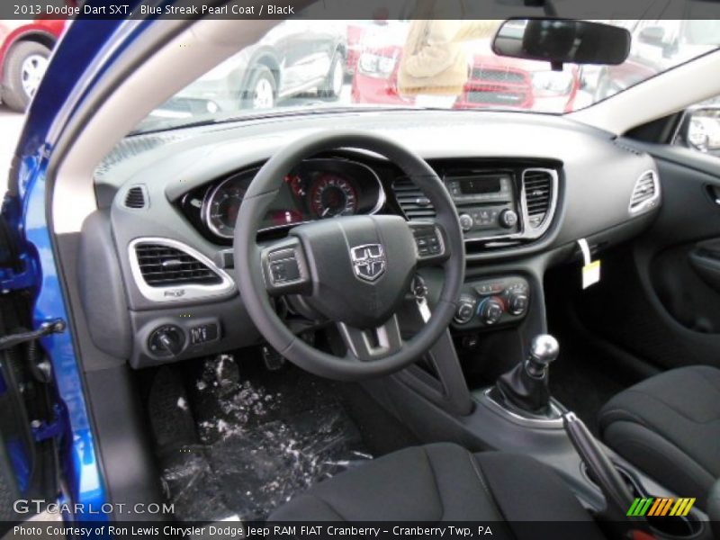 Black Interior - 2013 Dart SXT 