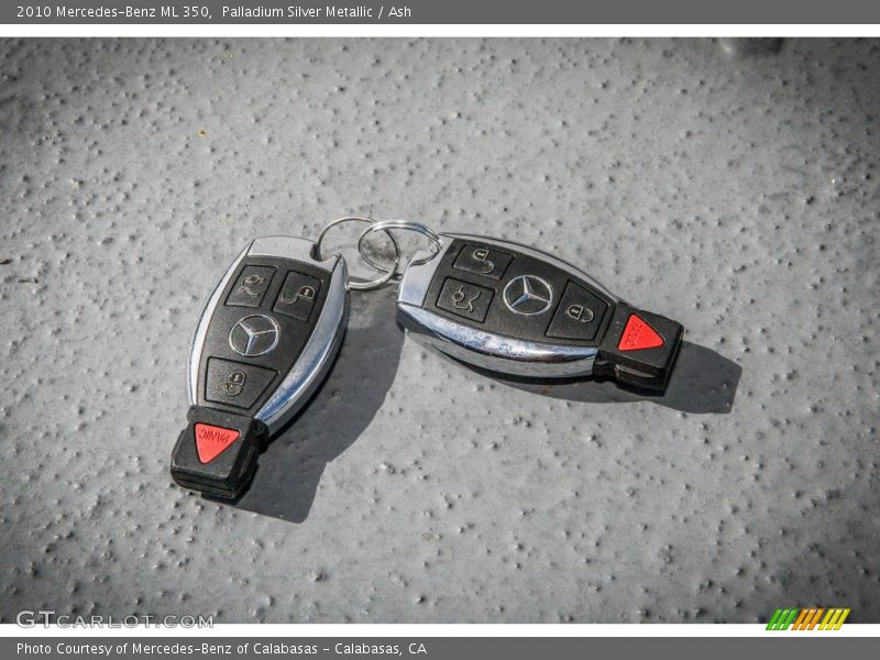 Palladium Silver Metallic / Ash 2010 Mercedes-Benz ML 350