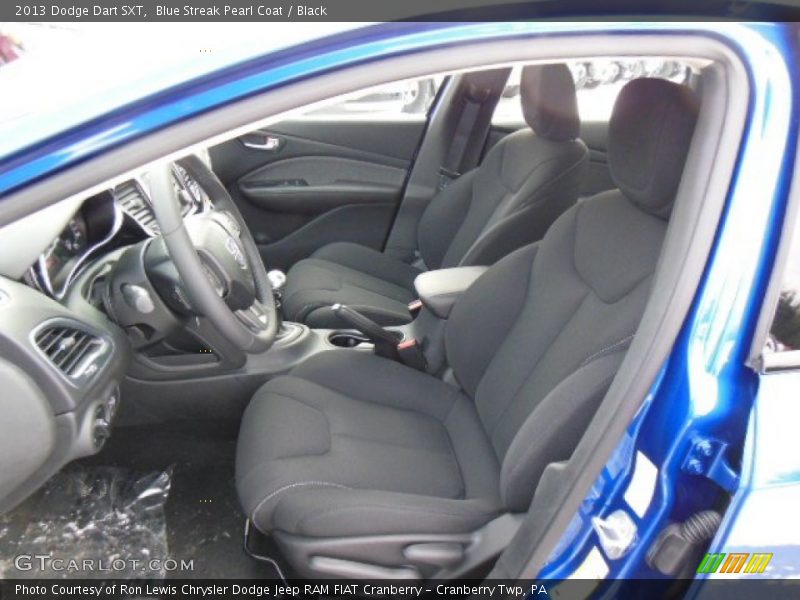 Front Seat of 2013 Dart SXT