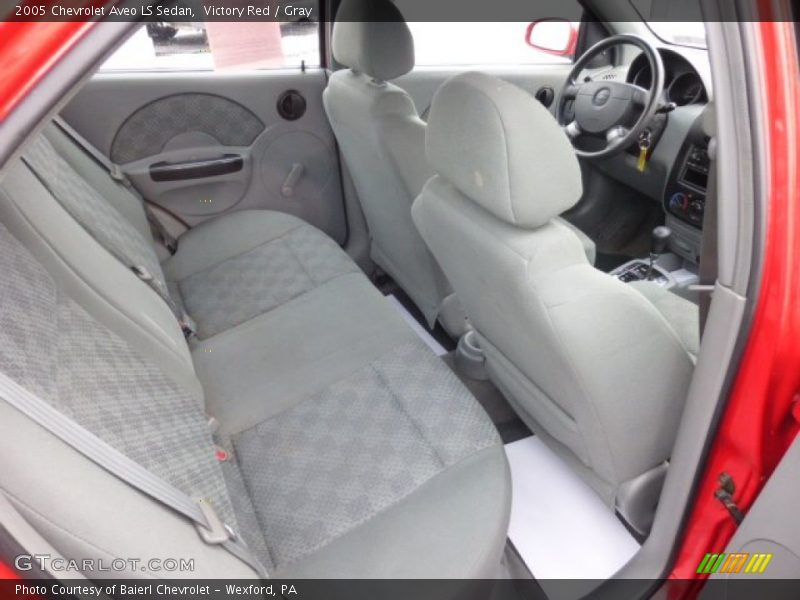 Rear Seat of 2005 Aveo LS Sedan